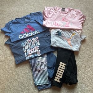 Girls Puma and Adidas bundle